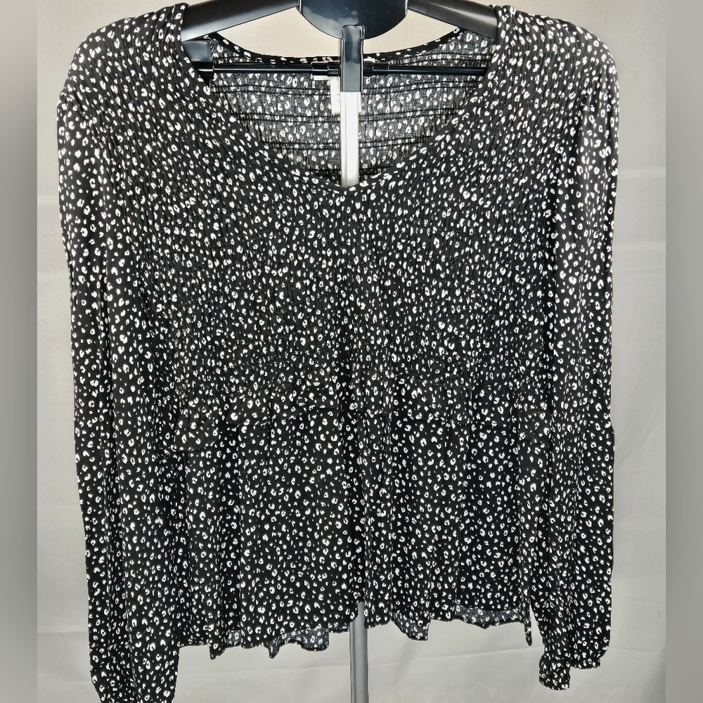 Urban Romantics Tiered Boho Peasant Cottagecore Top, XL